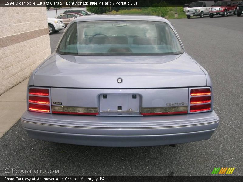 Light Adriatic Blue Metallic / Adriatic Blue 1994 Oldsmobile Cutlass Ciera S