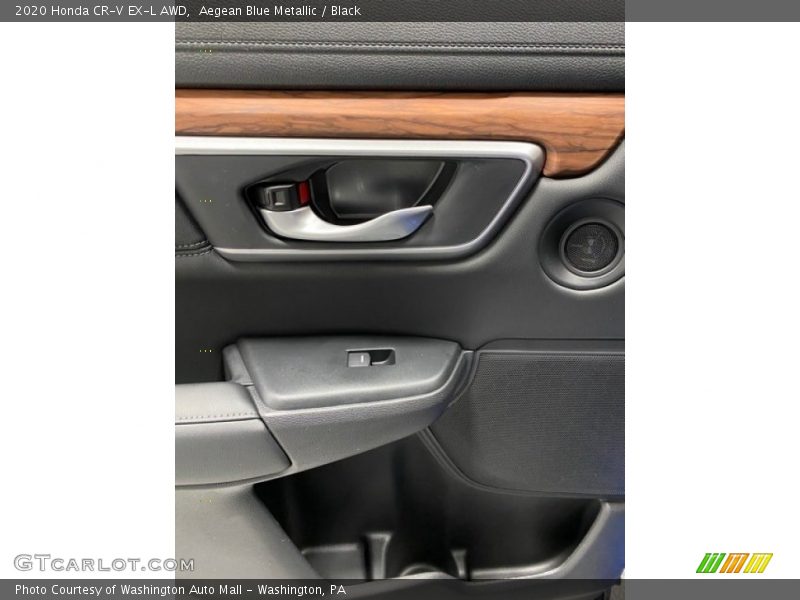 Aegean Blue Metallic / Black 2020 Honda CR-V EX-L AWD