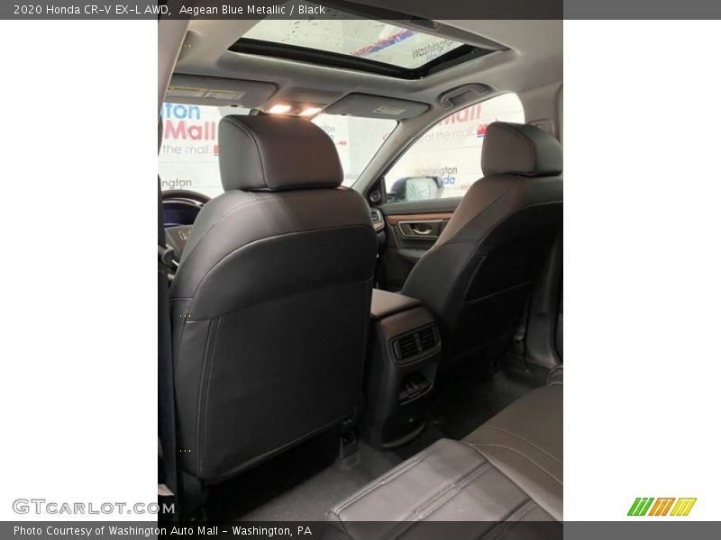 Aegean Blue Metallic / Black 2020 Honda CR-V EX-L AWD