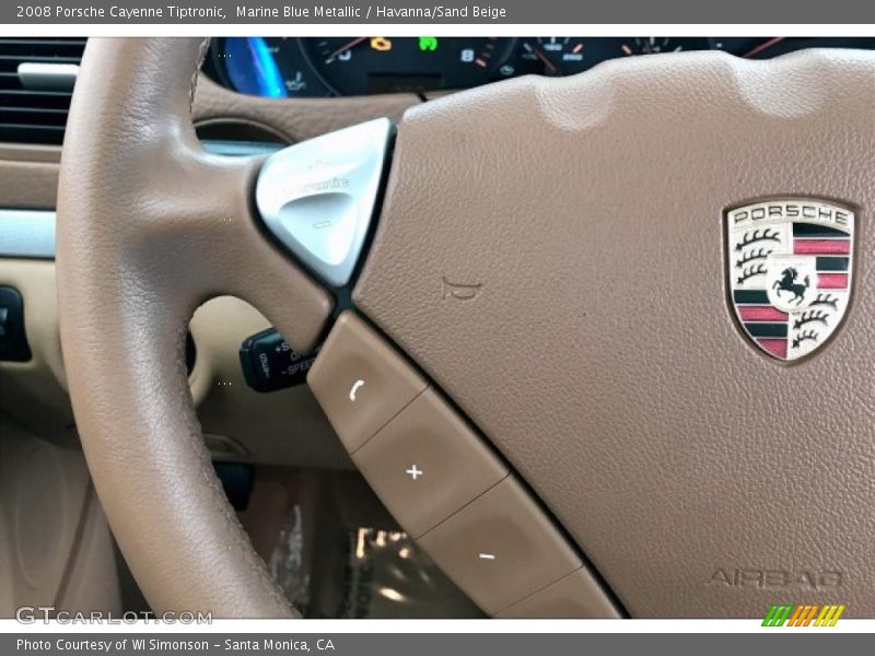 Marine Blue Metallic / Havanna/Sand Beige 2008 Porsche Cayenne Tiptronic