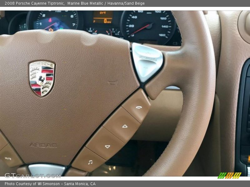 Marine Blue Metallic / Havanna/Sand Beige 2008 Porsche Cayenne Tiptronic