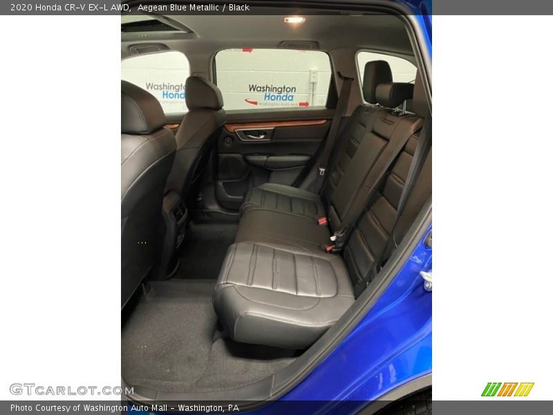 Aegean Blue Metallic / Black 2020 Honda CR-V EX-L AWD