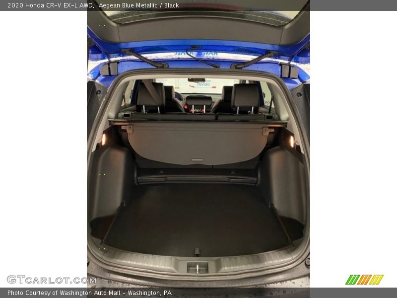 Aegean Blue Metallic / Black 2020 Honda CR-V EX-L AWD
