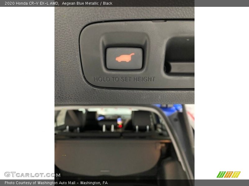 Aegean Blue Metallic / Black 2020 Honda CR-V EX-L AWD