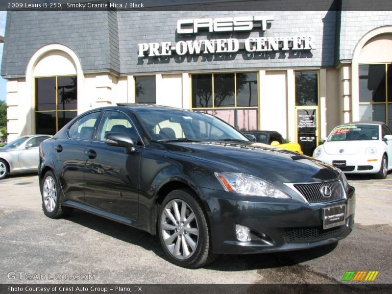 Smoky Granite Mica / Black 2009 Lexus IS 250
