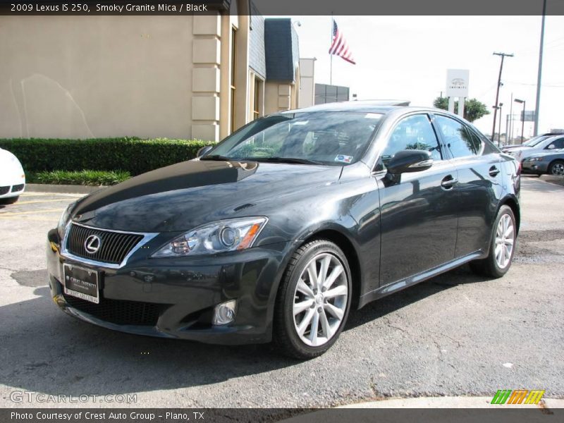Smoky Granite Mica / Black 2009 Lexus IS 250