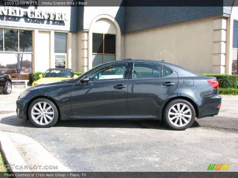 Smoky Granite Mica / Black 2009 Lexus IS 250