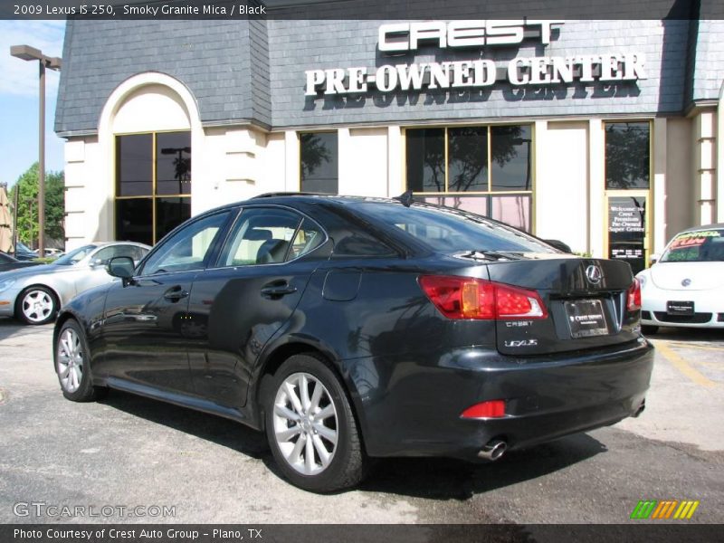 Smoky Granite Mica / Black 2009 Lexus IS 250