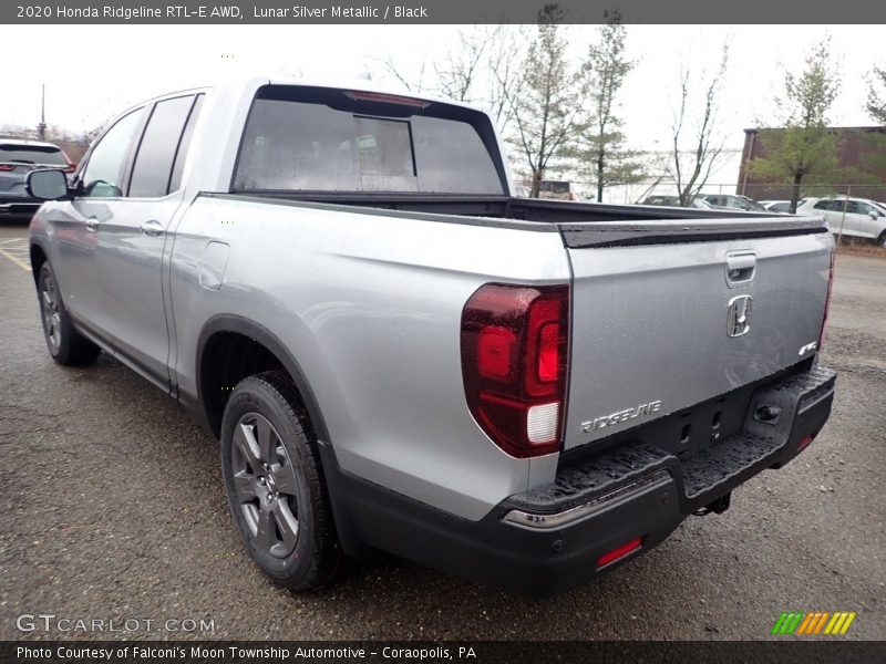 Lunar Silver Metallic / Black 2020 Honda Ridgeline RTL-E AWD
