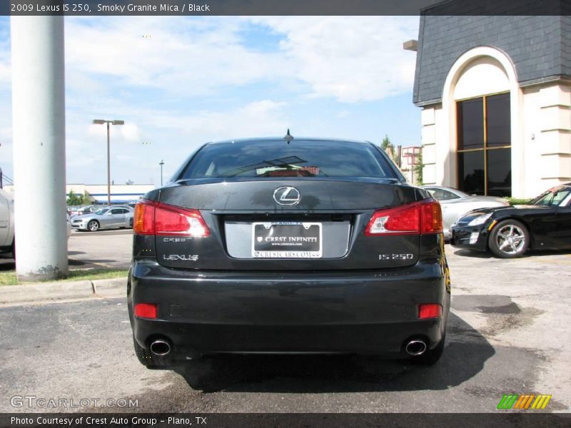 Smoky Granite Mica / Black 2009 Lexus IS 250