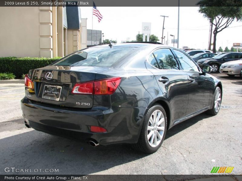Smoky Granite Mica / Black 2009 Lexus IS 250