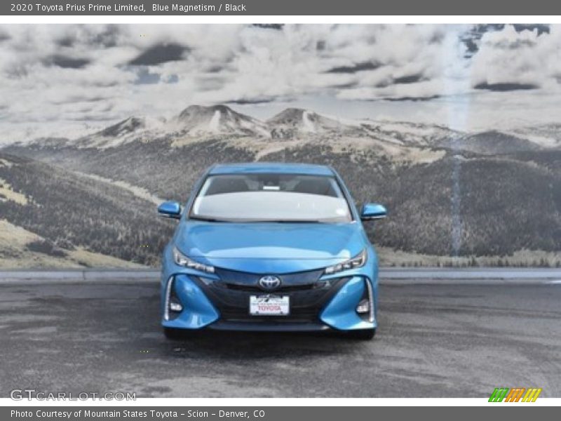 Blue Magnetism / Black 2020 Toyota Prius Prime Limited