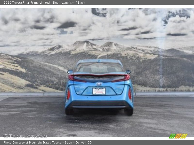 Blue Magnetism / Black 2020 Toyota Prius Prime Limited