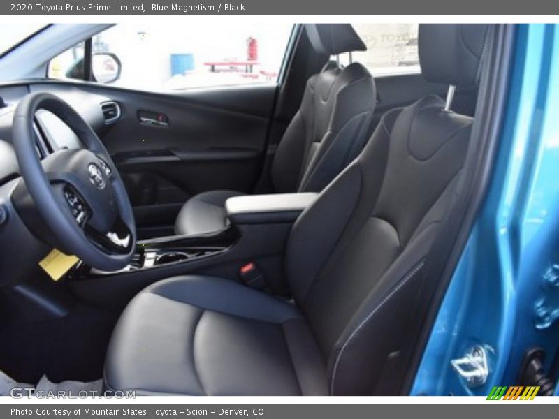Blue Magnetism / Black 2020 Toyota Prius Prime Limited