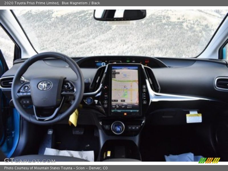 Blue Magnetism / Black 2020 Toyota Prius Prime Limited