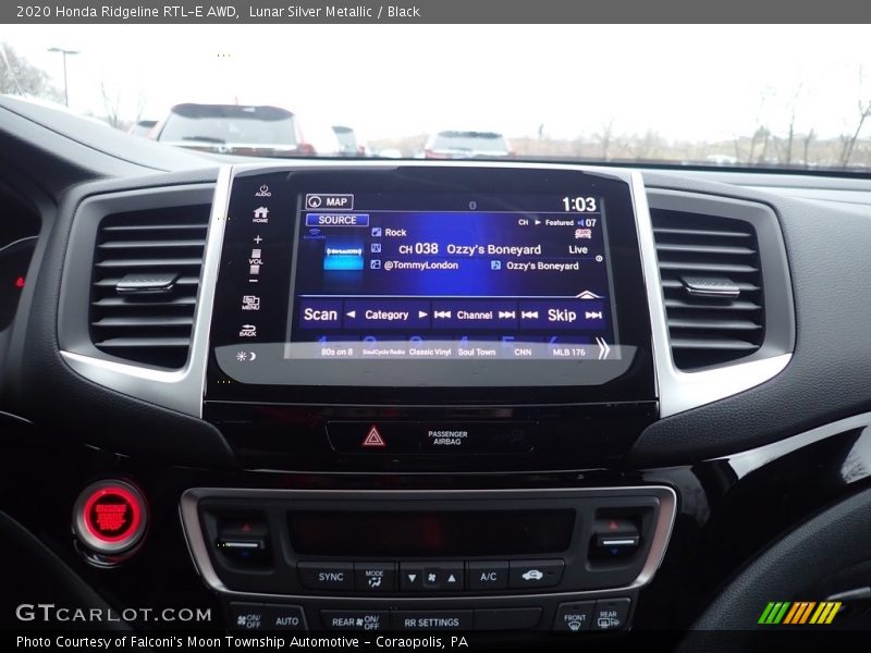 Lunar Silver Metallic / Black 2020 Honda Ridgeline RTL-E AWD