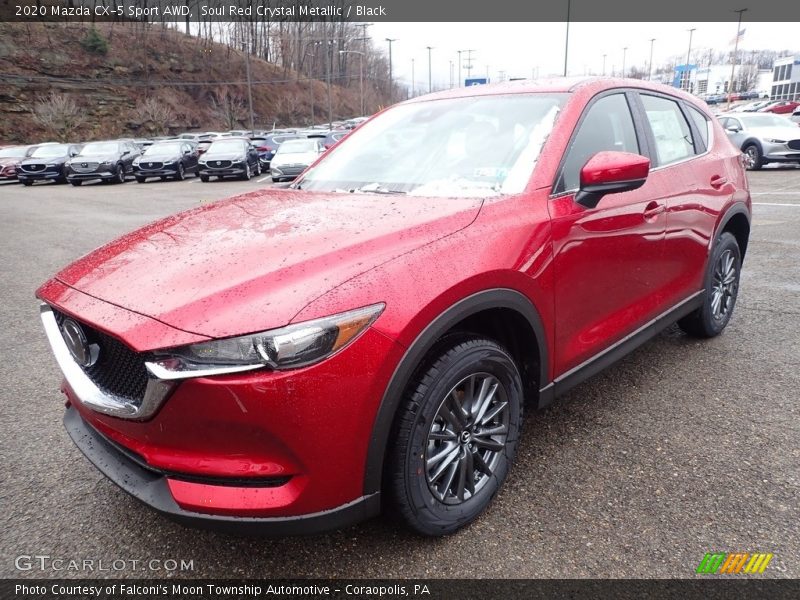 Soul Red Crystal Metallic / Black 2020 Mazda CX-5 Sport AWD