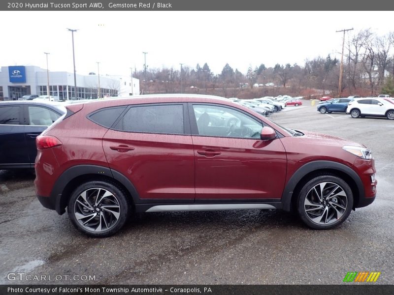 Gemstone Red / Black 2020 Hyundai Tucson Sport AWD