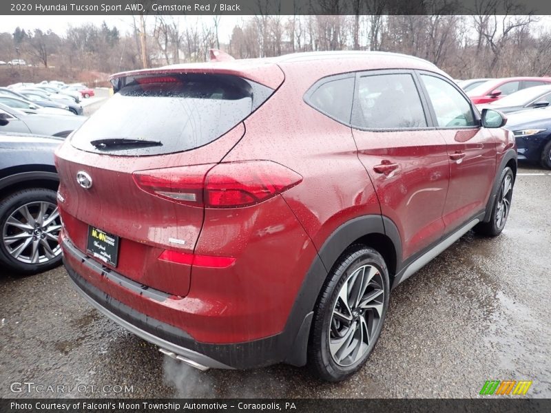 Gemstone Red / Black 2020 Hyundai Tucson Sport AWD