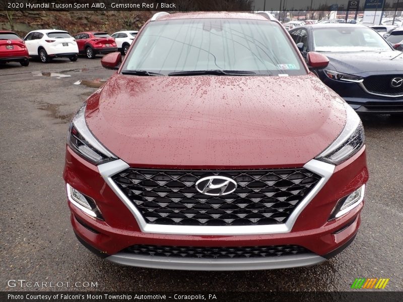 Gemstone Red / Black 2020 Hyundai Tucson Sport AWD