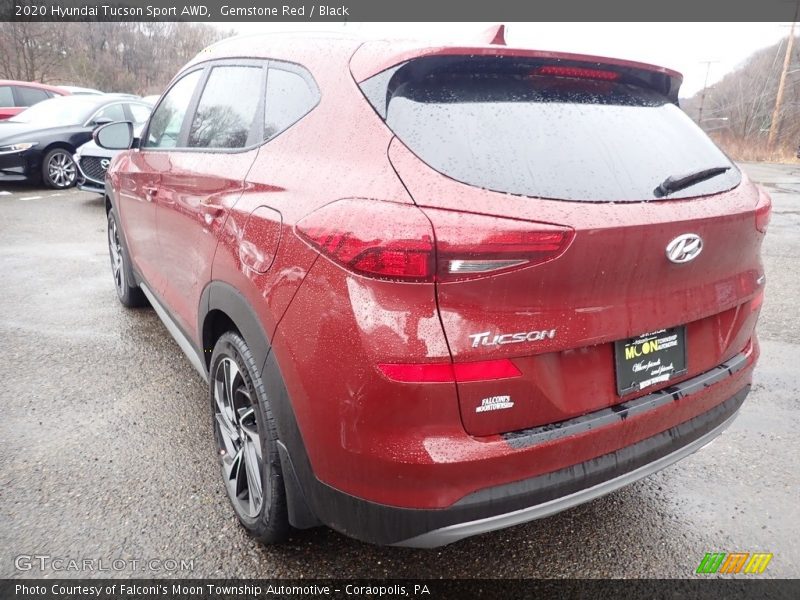 Gemstone Red / Black 2020 Hyundai Tucson Sport AWD
