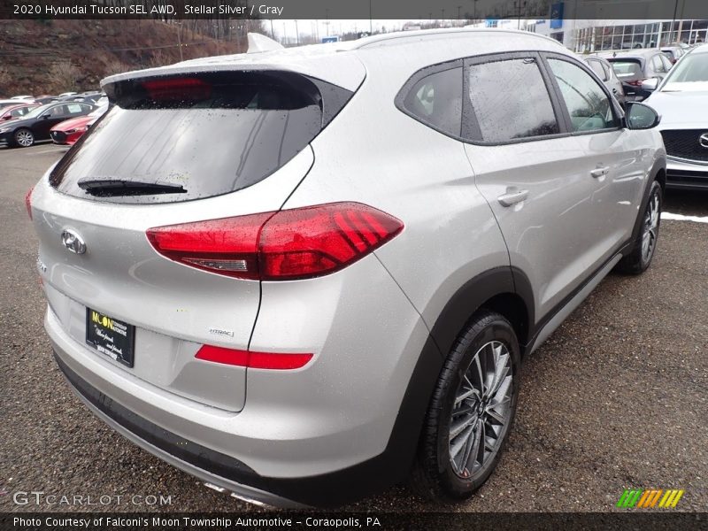 Stellar Silver / Gray 2020 Hyundai Tucson SEL AWD