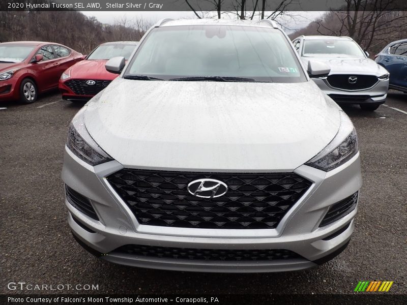 Stellar Silver / Gray 2020 Hyundai Tucson SEL AWD