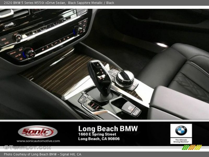 Black Sapphire Metallic / Black 2020 BMW 5 Series M550i xDrive Sedan