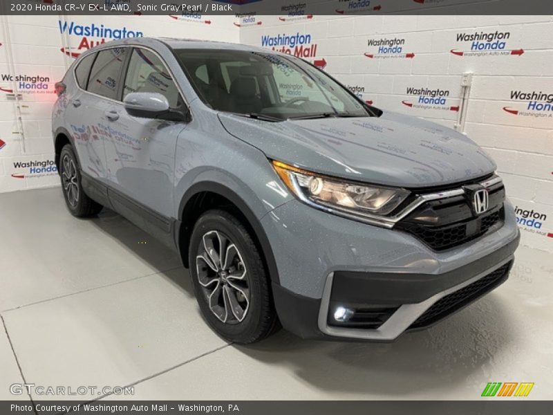 Sonic Gray Pearl / Black 2020 Honda CR-V EX-L AWD