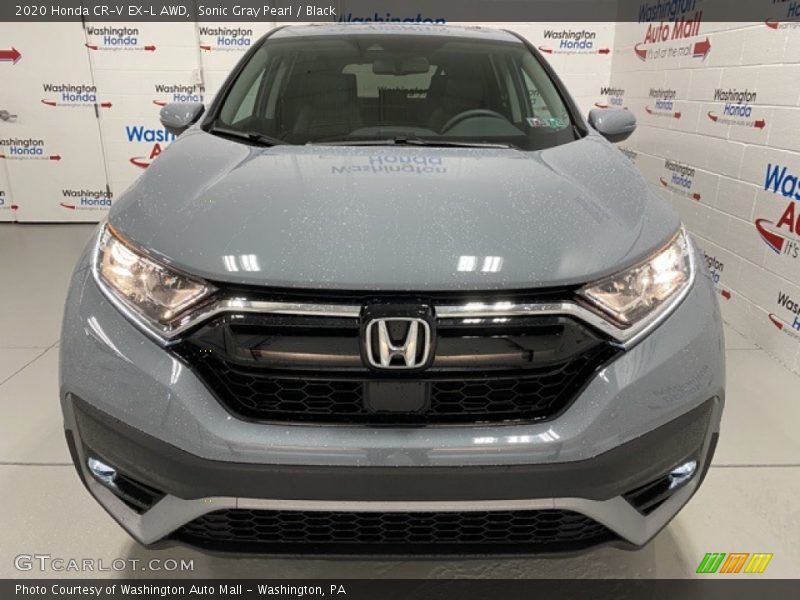 Sonic Gray Pearl / Black 2020 Honda CR-V EX-L AWD
