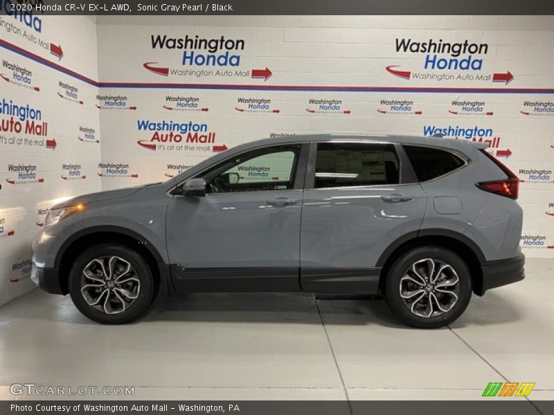 Sonic Gray Pearl / Black 2020 Honda CR-V EX-L AWD