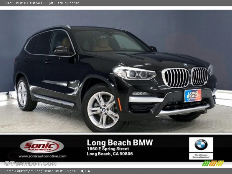 Jet Black / Cognac 2020 BMW X3 sDrive30i