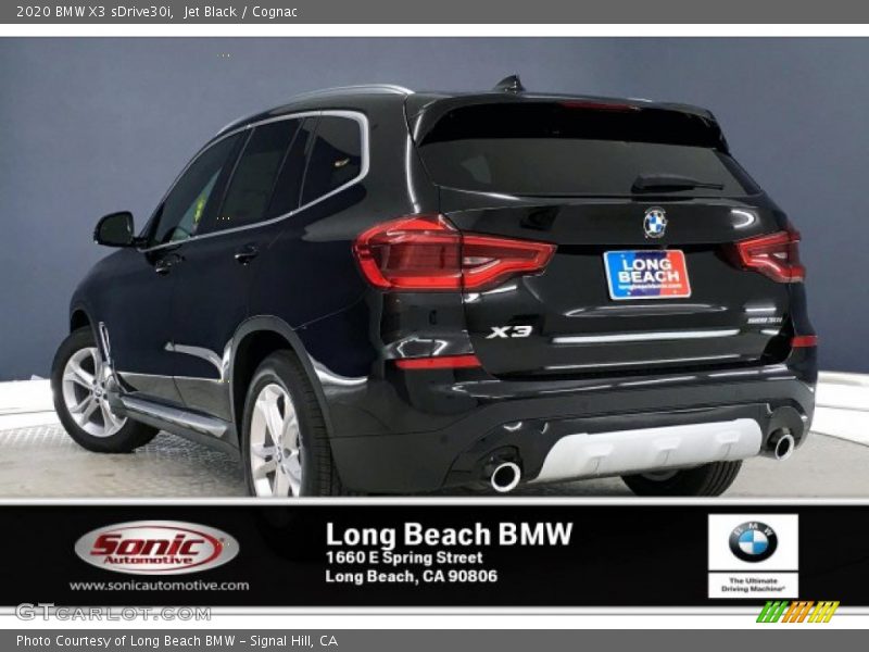 Jet Black / Cognac 2020 BMW X3 sDrive30i