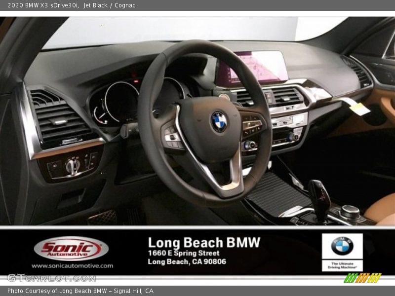 Jet Black / Cognac 2020 BMW X3 sDrive30i