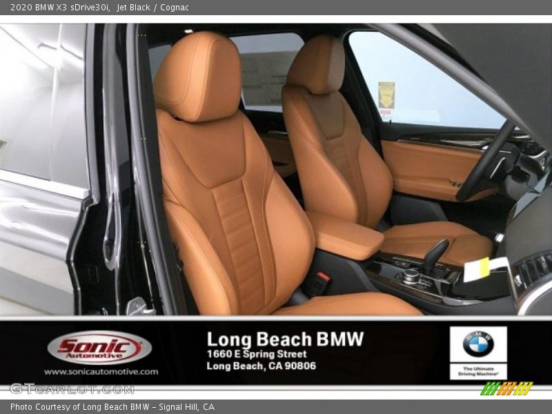Jet Black / Cognac 2020 BMW X3 sDrive30i