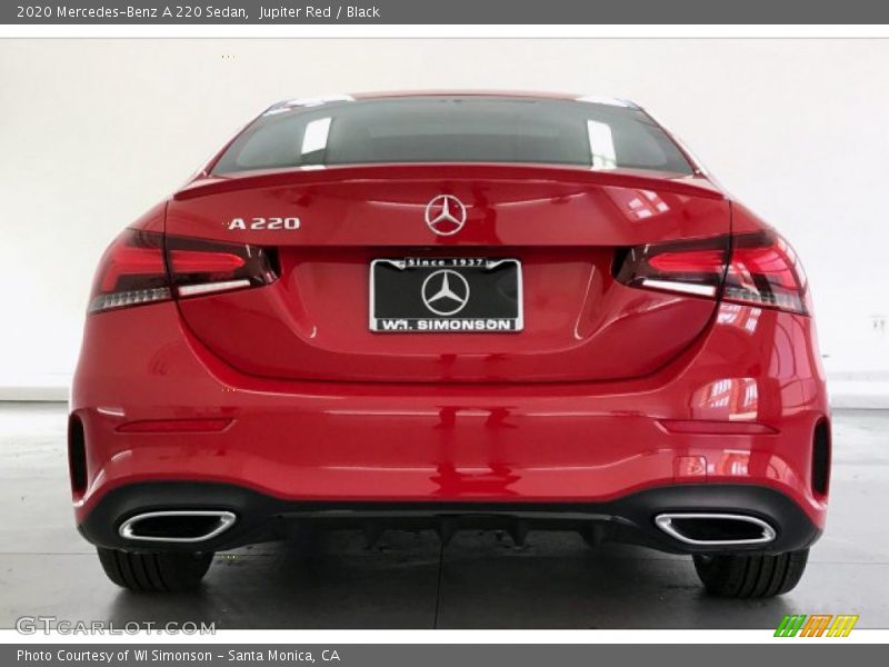 Jupiter Red / Black 2020 Mercedes-Benz A 220 Sedan