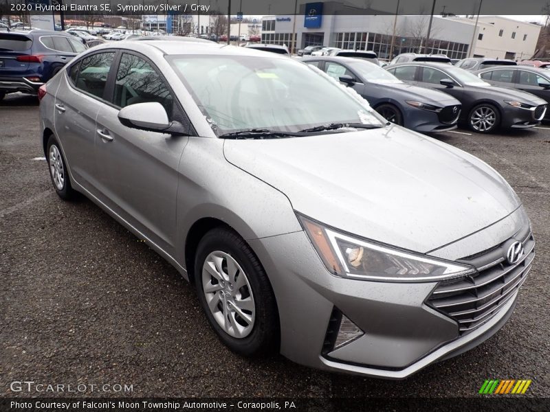 Symphony Silver / Gray 2020 Hyundai Elantra SE