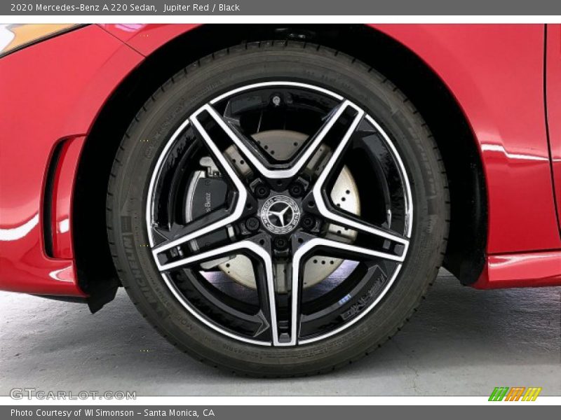 Jupiter Red / Black 2020 Mercedes-Benz A 220 Sedan