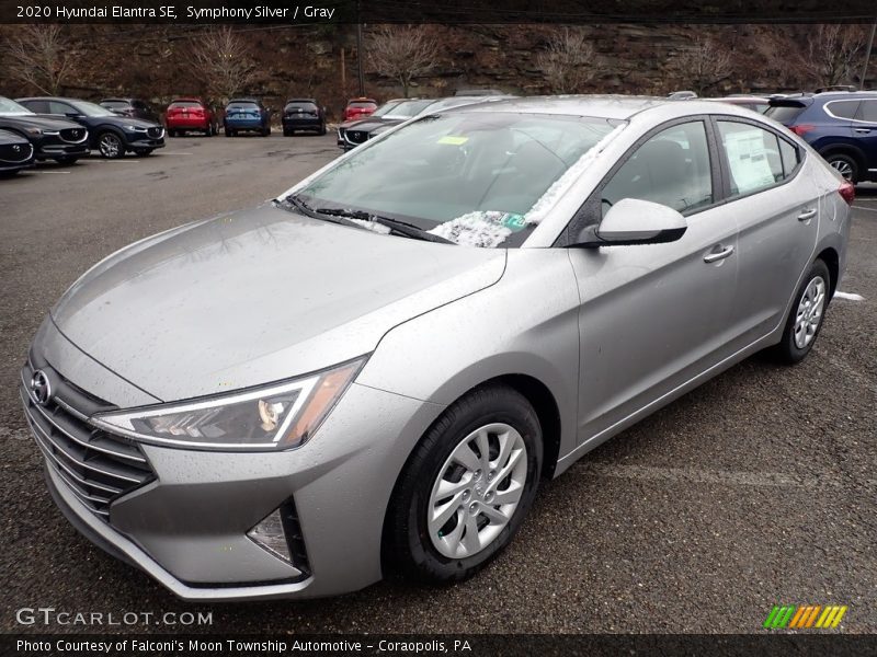 Symphony Silver / Gray 2020 Hyundai Elantra SE