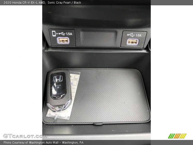 Sonic Gray Pearl / Black 2020 Honda CR-V EX-L AWD