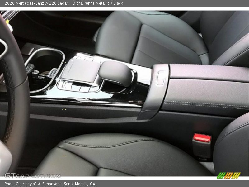 Digital White Metallic / Black 2020 Mercedes-Benz A 220 Sedan