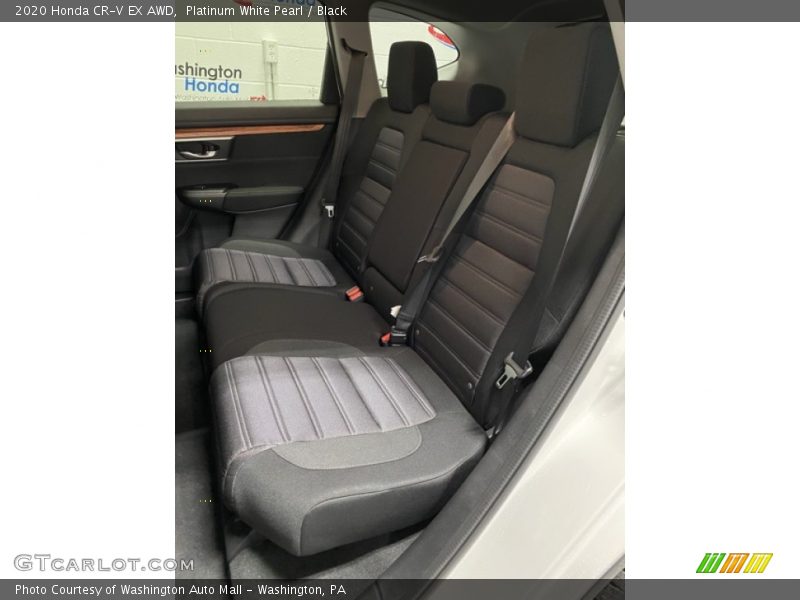 Platinum White Pearl / Black 2020 Honda CR-V EX AWD