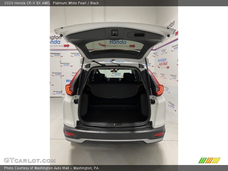 Platinum White Pearl / Black 2020 Honda CR-V EX AWD