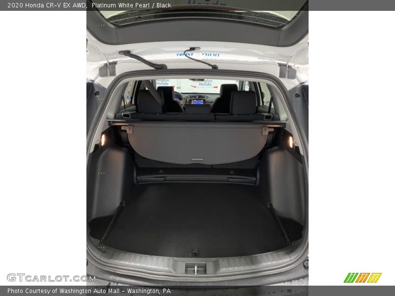 Platinum White Pearl / Black 2020 Honda CR-V EX AWD