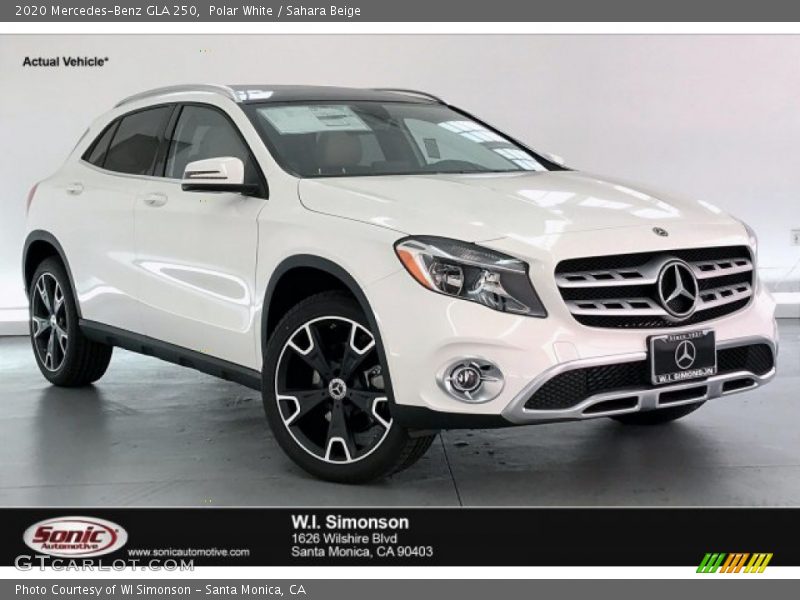 Polar White / Sahara Beige 2020 Mercedes-Benz GLA 250