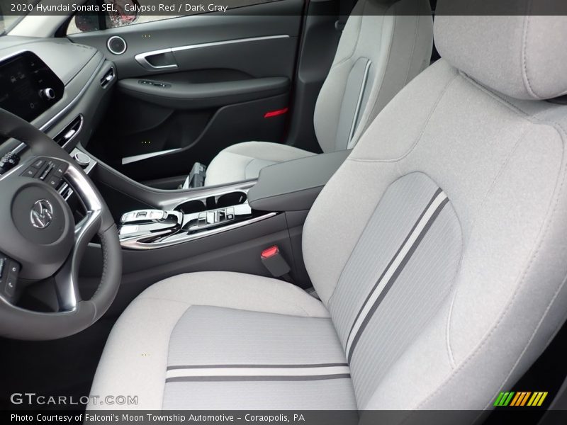 Calypso Red / Dark Gray 2020 Hyundai Sonata SEL