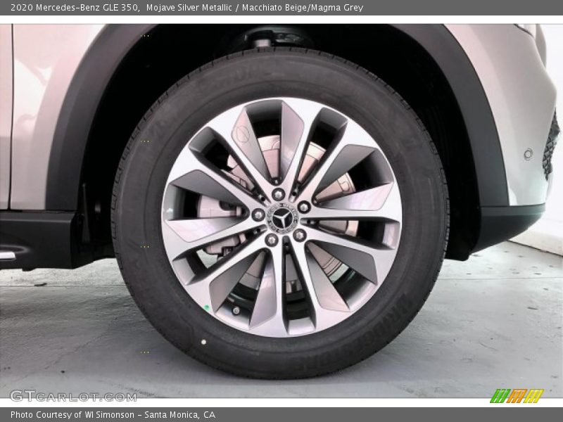 Mojave Silver Metallic / Macchiato Beige/Magma Grey 2020 Mercedes-Benz GLE 350