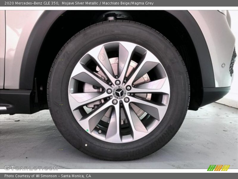 Mojave Silver Metallic / Macchiato Beige/Magma Grey 2020 Mercedes-Benz GLE 350