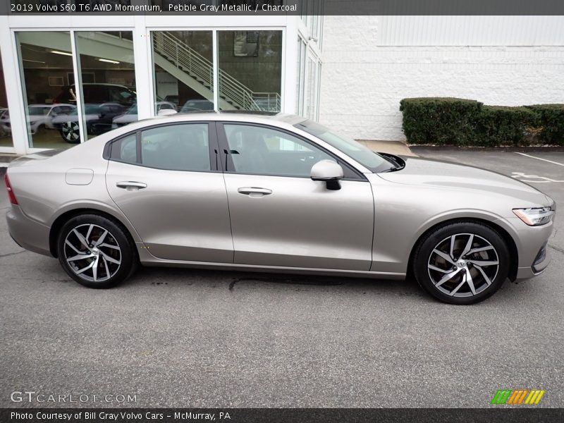  2019 S60 T6 AWD Momentum Pebble Gray Metallic