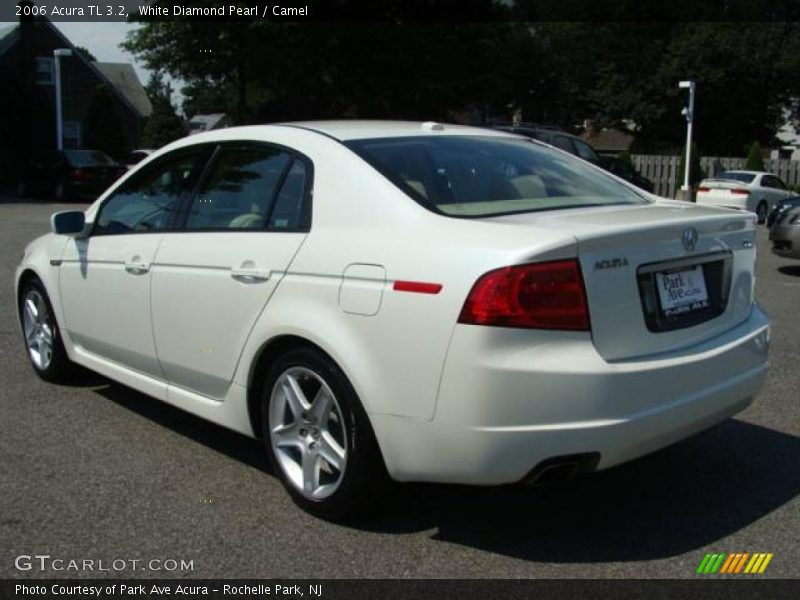White Diamond Pearl / Camel 2006 Acura TL 3.2